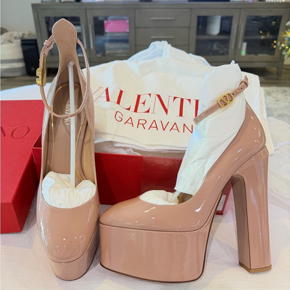 Valentino Nude Brand New Platform Heels